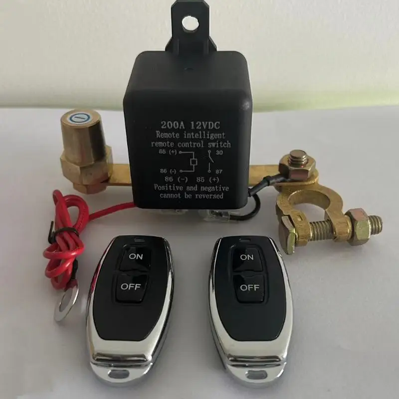 Remote Battery Disconnect Switches Remote Control Switches Automatic Battery Disconnect Leak-Proof Car Battery Disconnect