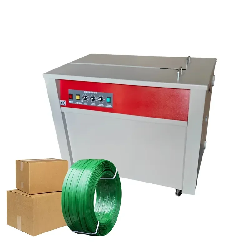 Factory Benchtop Strapping Machine CE Certified Dual-Motor Desktop Stapper for Automatic PP Belt Carton Packing