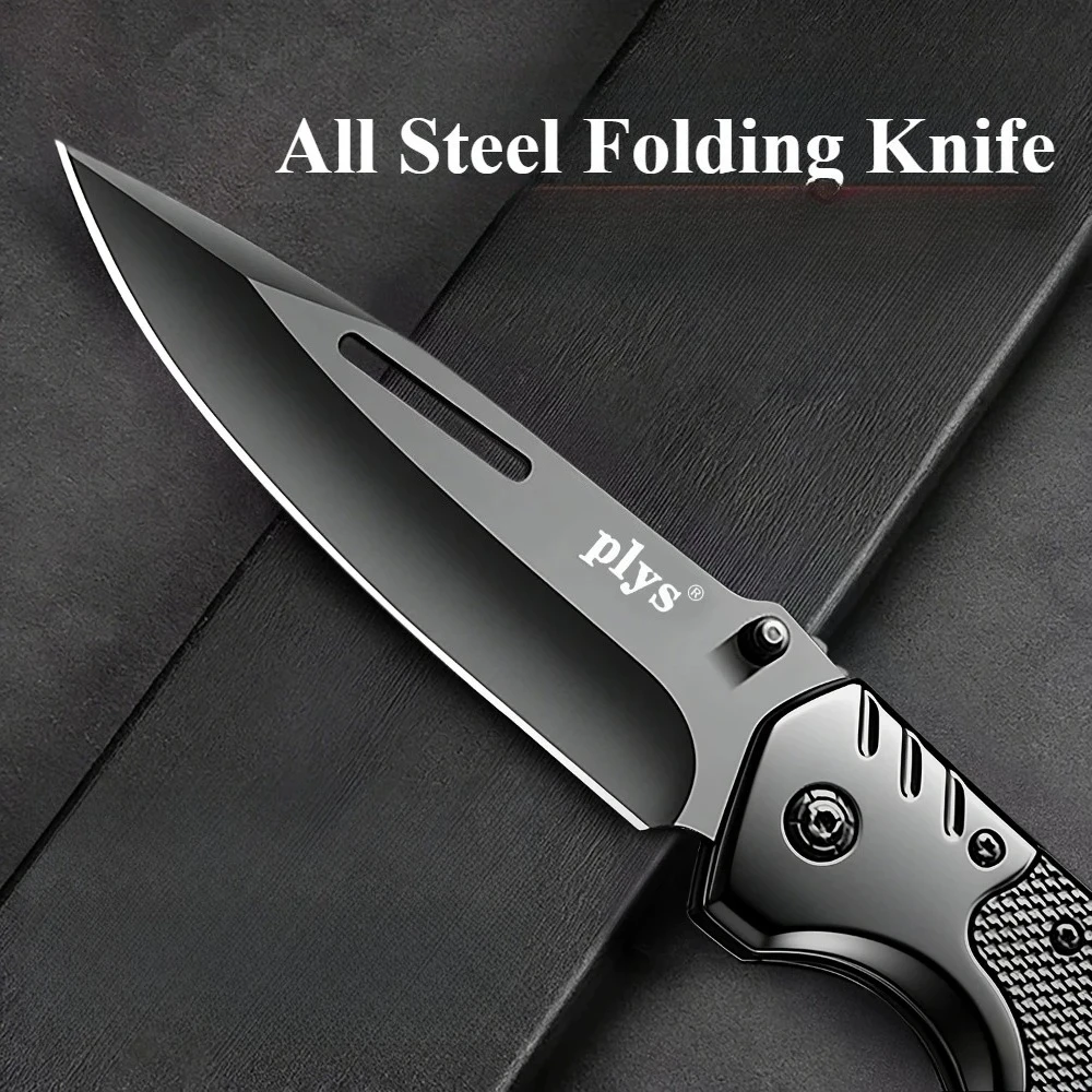Multifunctional Folding knife Classic EDC design with back clip Stainless steel blade Outdoor Camping Portable Pocket knife
