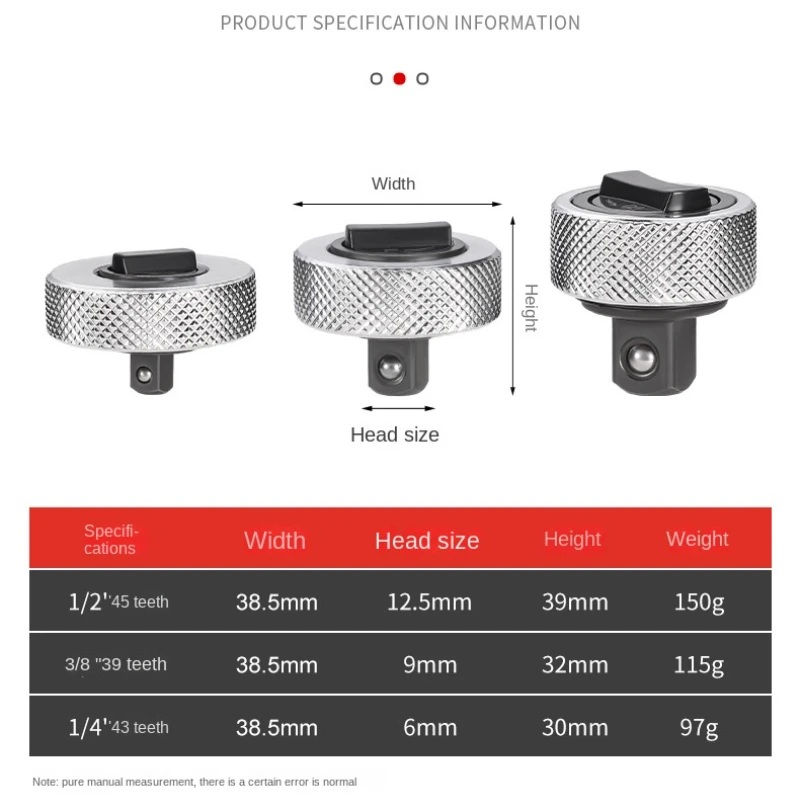 1 Pieces Mini Ratchet Socket Wrench 1/4\