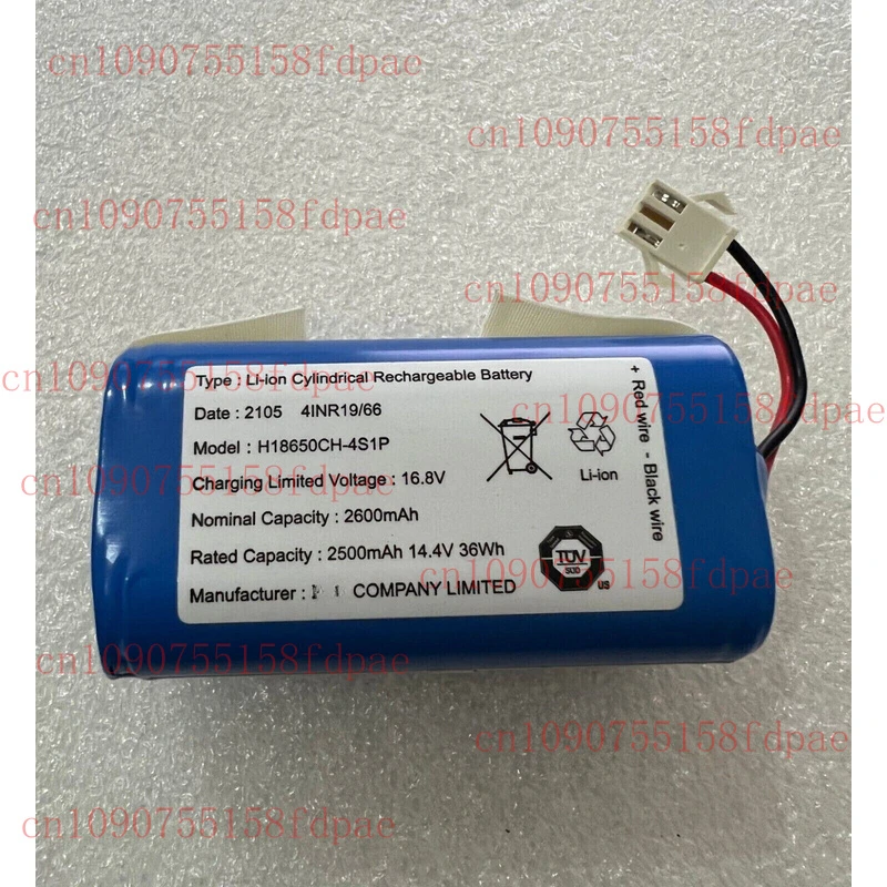 

4S1P - New 2500mAh 36Wh 14.4V Rechargeable Battery for BYD 4INR19/66