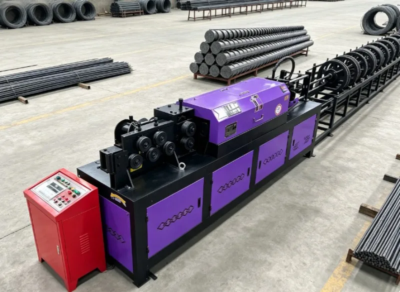 Smart Quantitative Control Rebar Straightener Cutter, Preset Function for Prefabricated Component Production