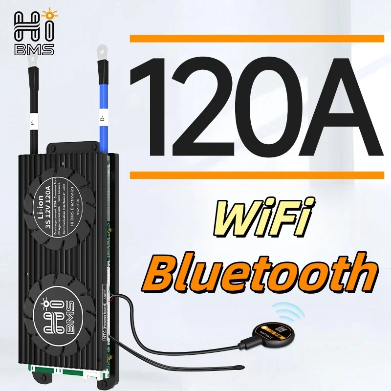 

Bluetooth BMS 8S 24V с балансиром, плата защиты аккумулятора, управление зарядом и разрядом