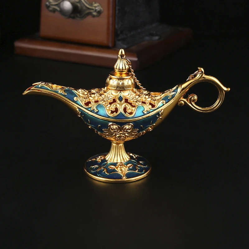 Aladdin Magic Lamp Toy Xinjiang Crafts Wishing Magic Lamp Ethnic Style Featured Home Furnishings