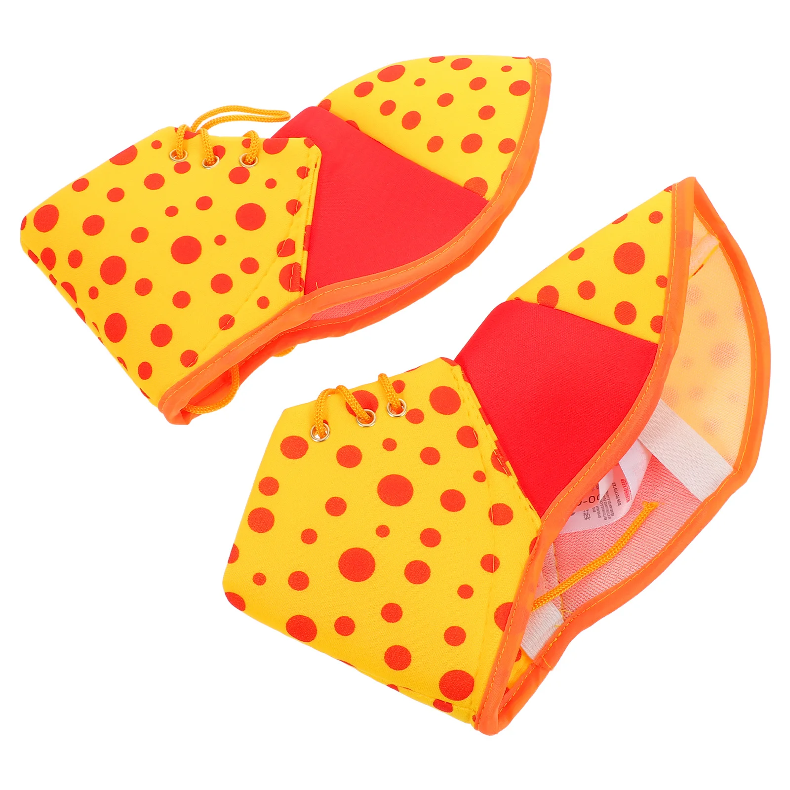 รองเท้าแตะตัวตลกงานรื่นเริง 1 คู่ สีแดงลายจุด ขนาดใหญ่พิเศษ สำหรับงานปาร์ตี้ฮาโลวีน คอสเพลย์ อุปกรณ์เสริม รองเท้าแตะตัวตลกสำหรับผู้ชาย