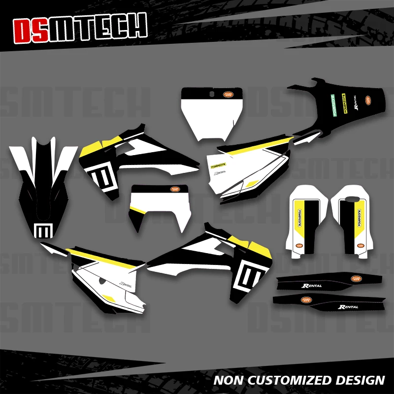 

DSMTECH для HUSQVARNA 125 250 300 350 450 501 TE FE 2020 2021-22 TC FC FS 2019 2020-21 графические наклейки наклейки фон 002