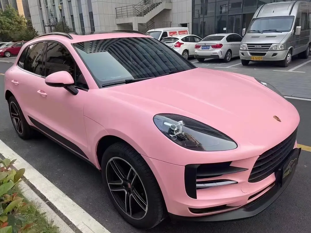Tpu Kleur Ppf roze Vinyl Wrap Auto Kleur Veranderende Film Kersenroze Film Vinyl Kleur Veranderende Auto Films Roll