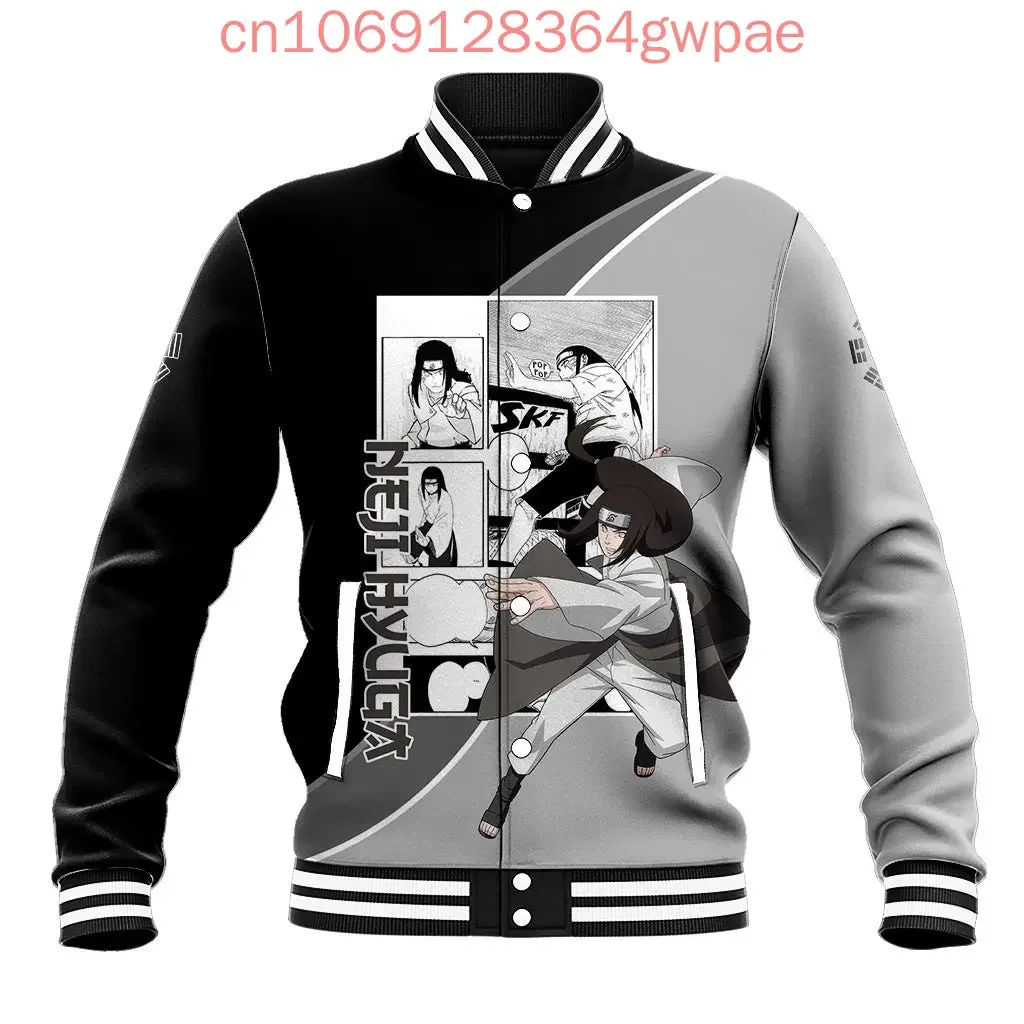 ใหม่ Naruto เบสบอลแจ็คเก็ต 3D พิมพ์ Street แฟชั่น Y2K ผู้ชายและผู้หญิงเสื้อเด็ก