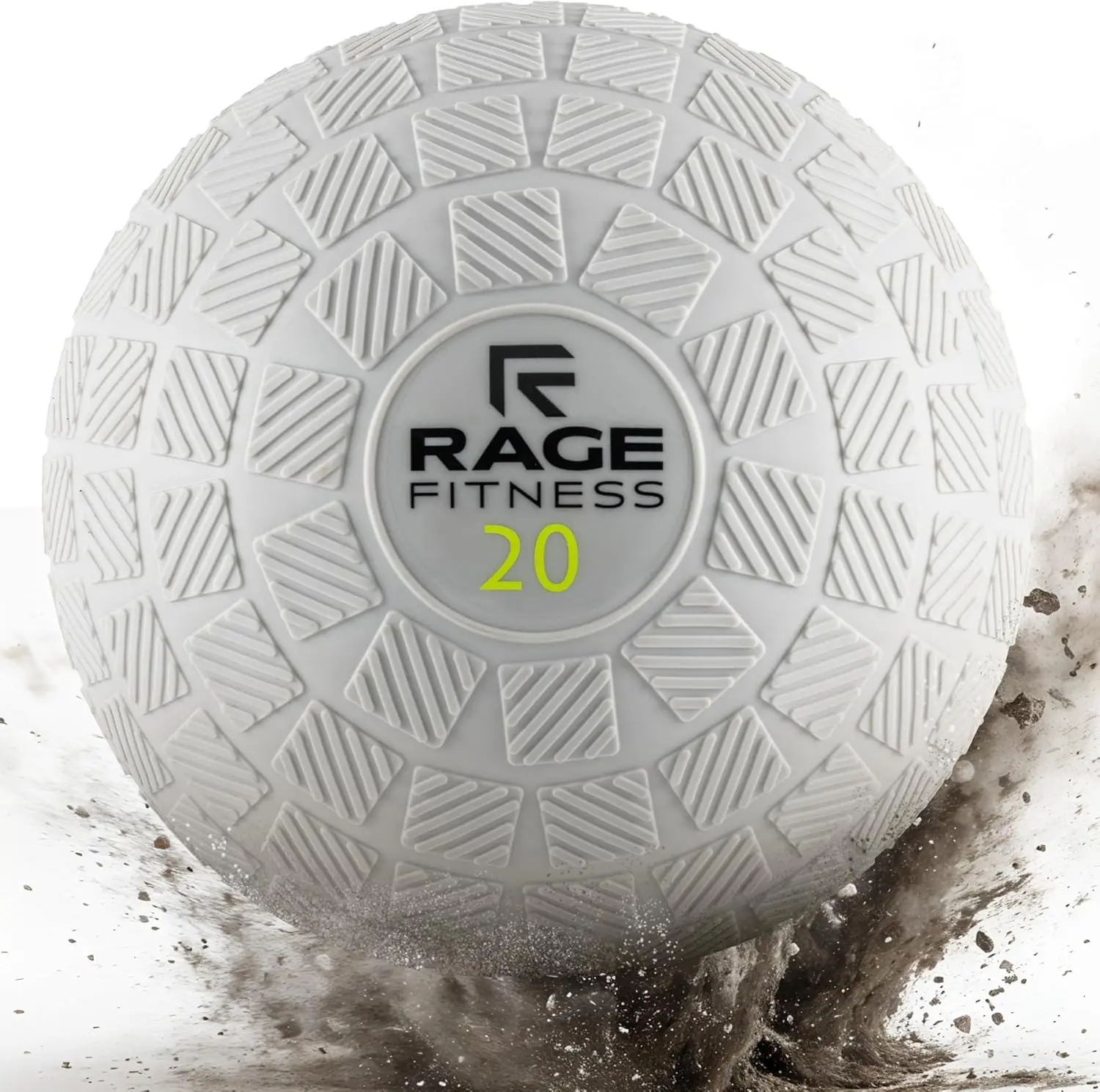Slam Ball, 10/15/20lb Medizinball mit Rauhstruktur für festen Griff, Gewichtsball für Ganzkörpertraining und Kraftaufbau
