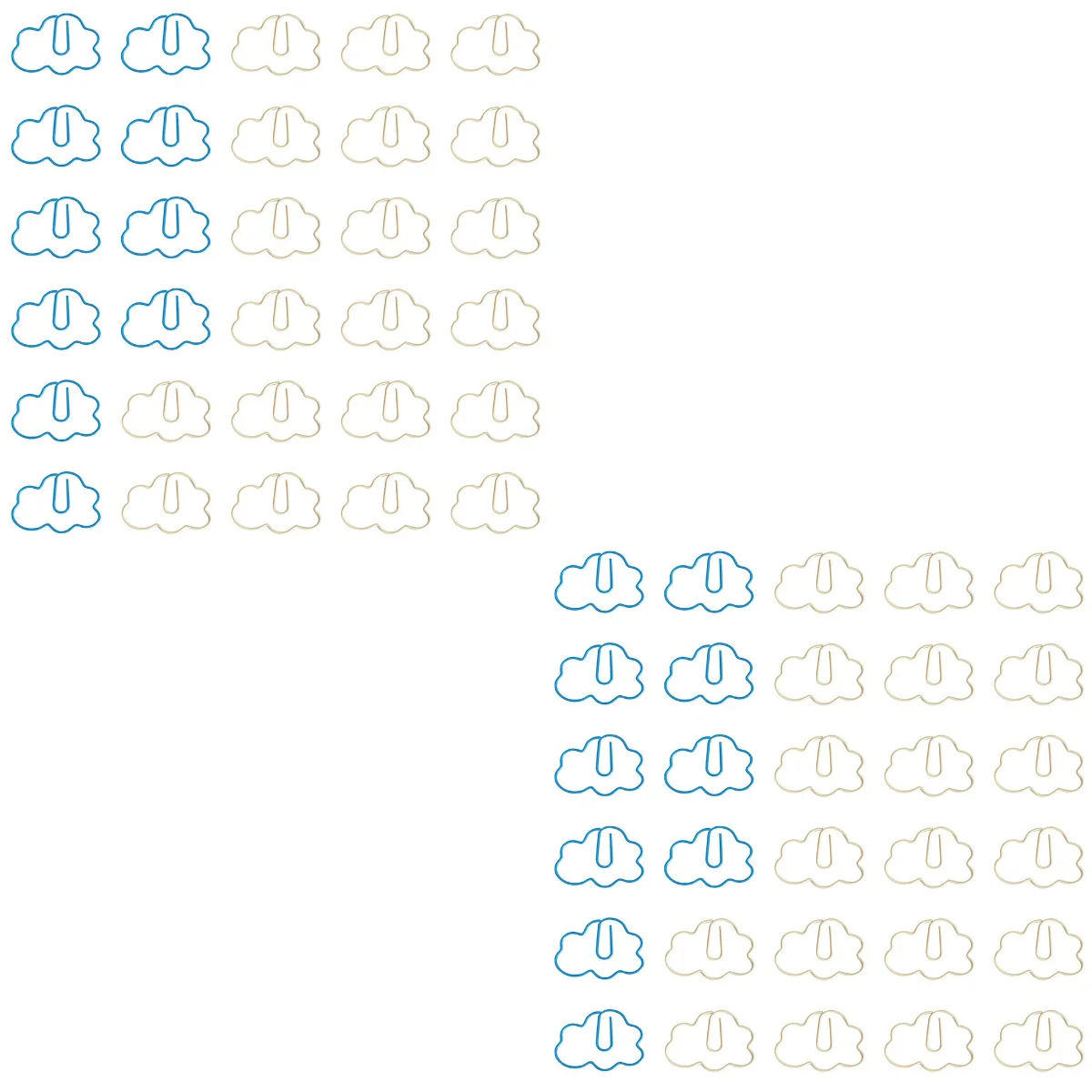 

2-кратная скрепка для бумаг, декоративные зажимы для купюр, офисные скрепки, аксессуары в форме облака, очаровательные цветные папки