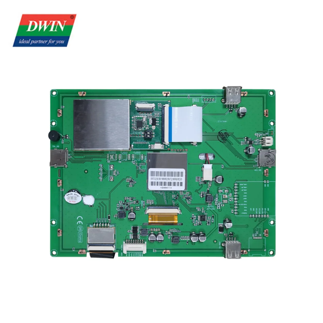 2026 8 Inch 800*600 TN TFT LCD Display HMI Onboard R11 Module for Beauty Application Enabling WIFI 4G Audio Video Playback
