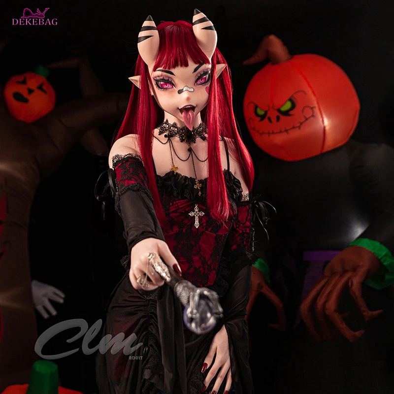 DEKEBAG Silicone Sex Doll for Man 148cm Gamelady Cosplay Japanese Anime Lifelike Sex Toys 2 Holes Vagina Anals Jelly Breasts