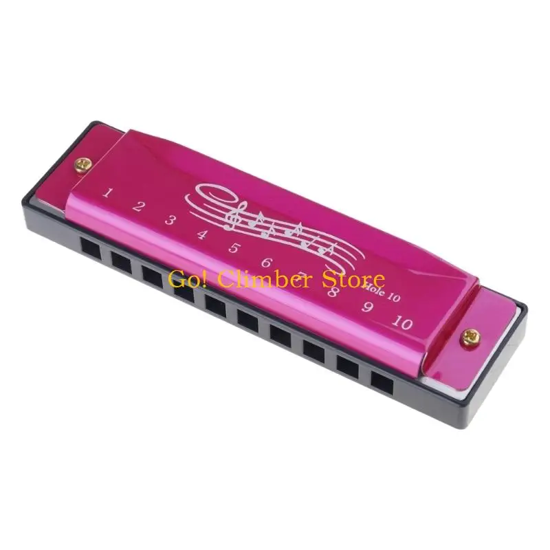 Q84C Harmonica 10 Hole 20 Tones Chromatic Mouth Organ Harmonica Chromatic Harmonica Key of C for Professionals and Students