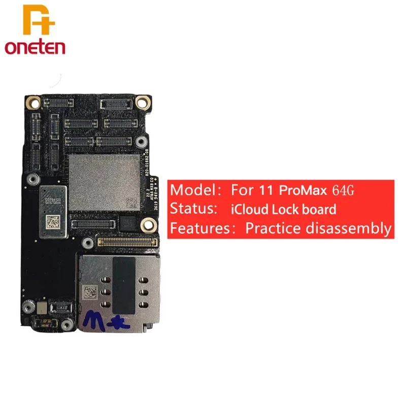 ID Motherboard ICloud Lock for IPhone X XS XSMAX XR 11 Pro Max Swap Practice Logic Board Complete Power on Screen Test Mainboard