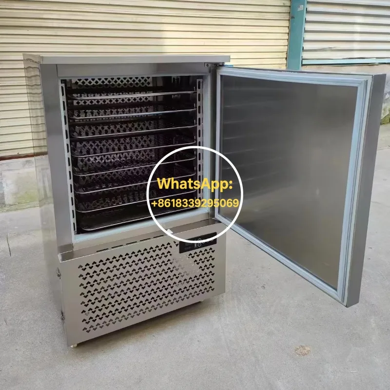 8 Trays Ultra Low Temperature -45 Flash Freezer Machine New Condition Quick Shock Air Blast for Frozen Fish Meat Bread