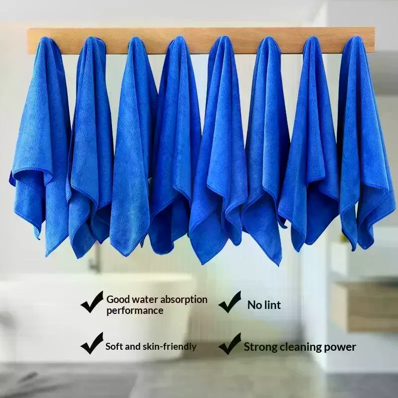 Towels Super Soft Absorbent Fast Drying Perfect For Beauty Salon Barber Shop Home Cleaning Microfiber