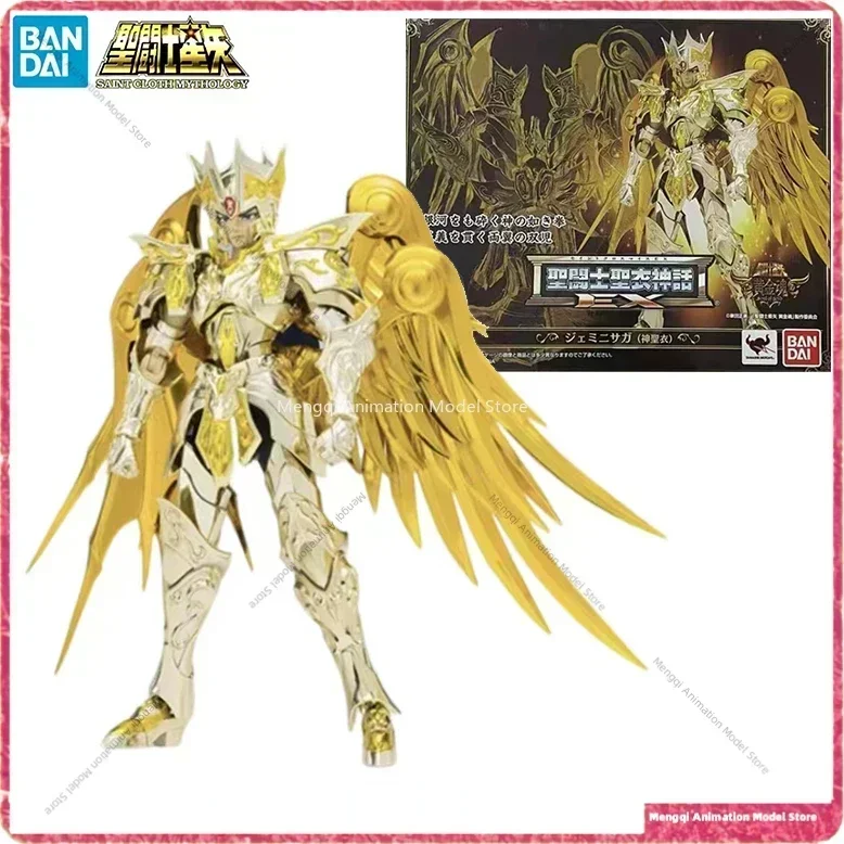 

In Stock BANDAI Holy Cloth Myth EX Gemini Legend Golden Soul Anime Character Model Children Toy Gift Collection
