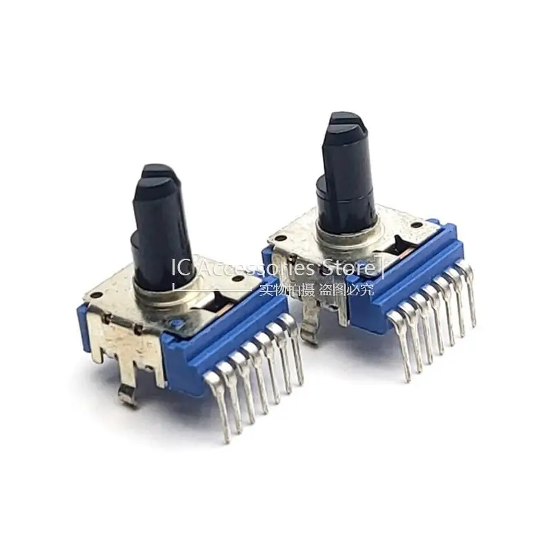 2PCS RK14 Type Duplex 7Pin B100K B104 With Midpoint Mixer Amplifier Audio Volume Adjustment Potentiometer D Shaft Length 13MM
