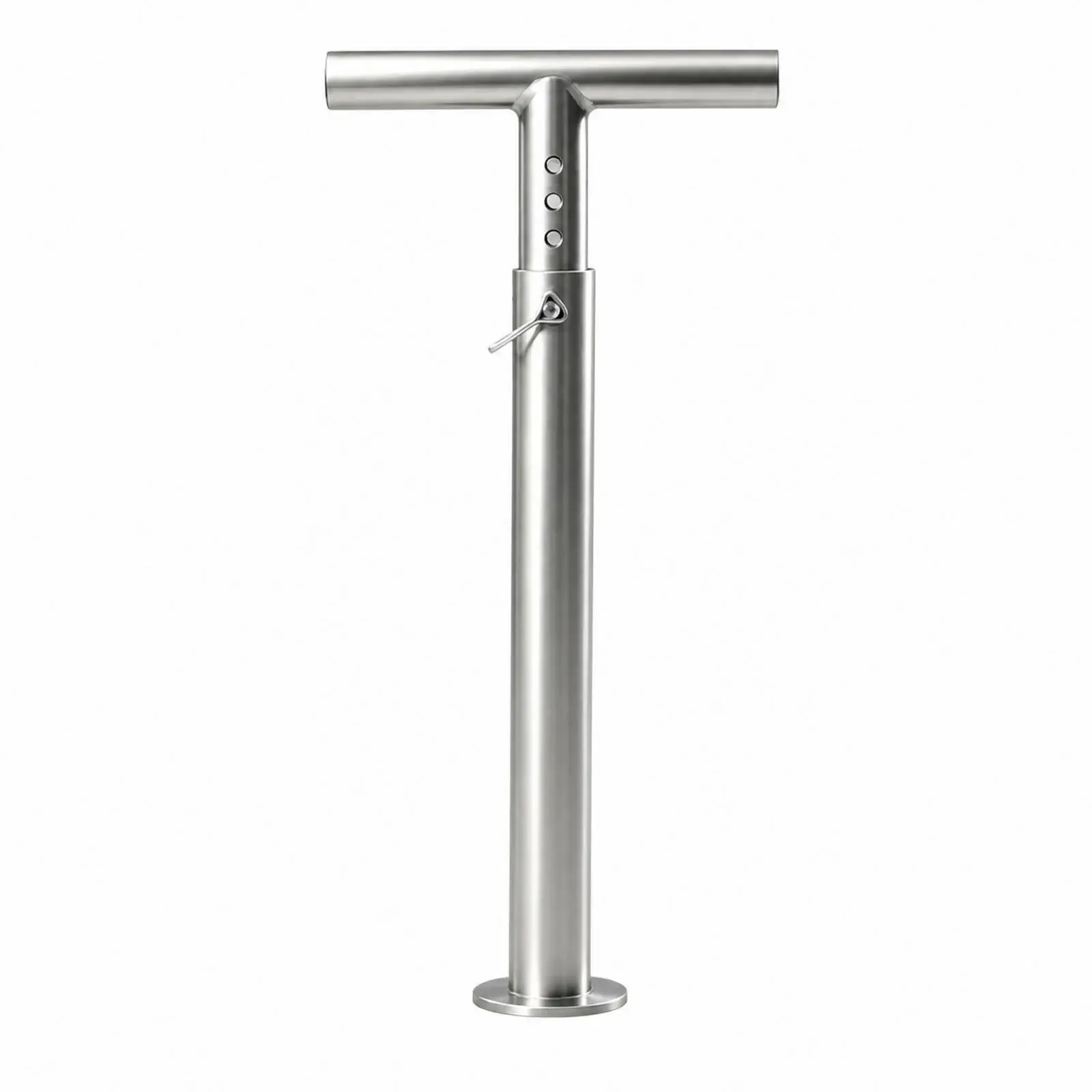 Adjustable Kettlebell Bar with Locking Pin Heavy Duty Stainless Steel Kettlebell Bar Sturdy Strength Training Accessory for Home