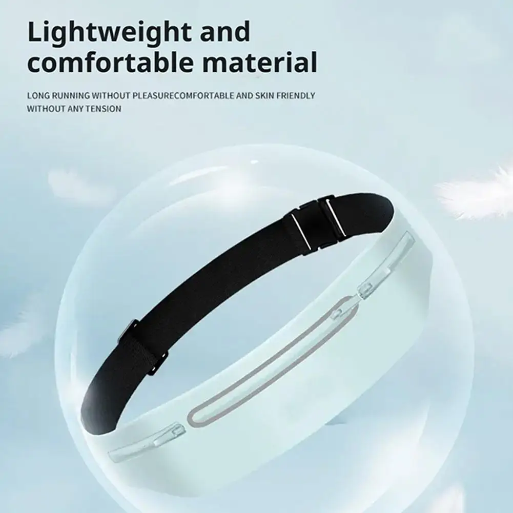 Riñonera كتيمة الفقرة كورير، cinturón قابل للتعديل hombres y mujeres، bolsas ajustadas كورر، portátil، كورر