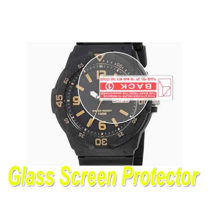 

2PCS/3PCS Glass Screen Protector For MRW-200H Watch,2.5D Rounded Edges 9H