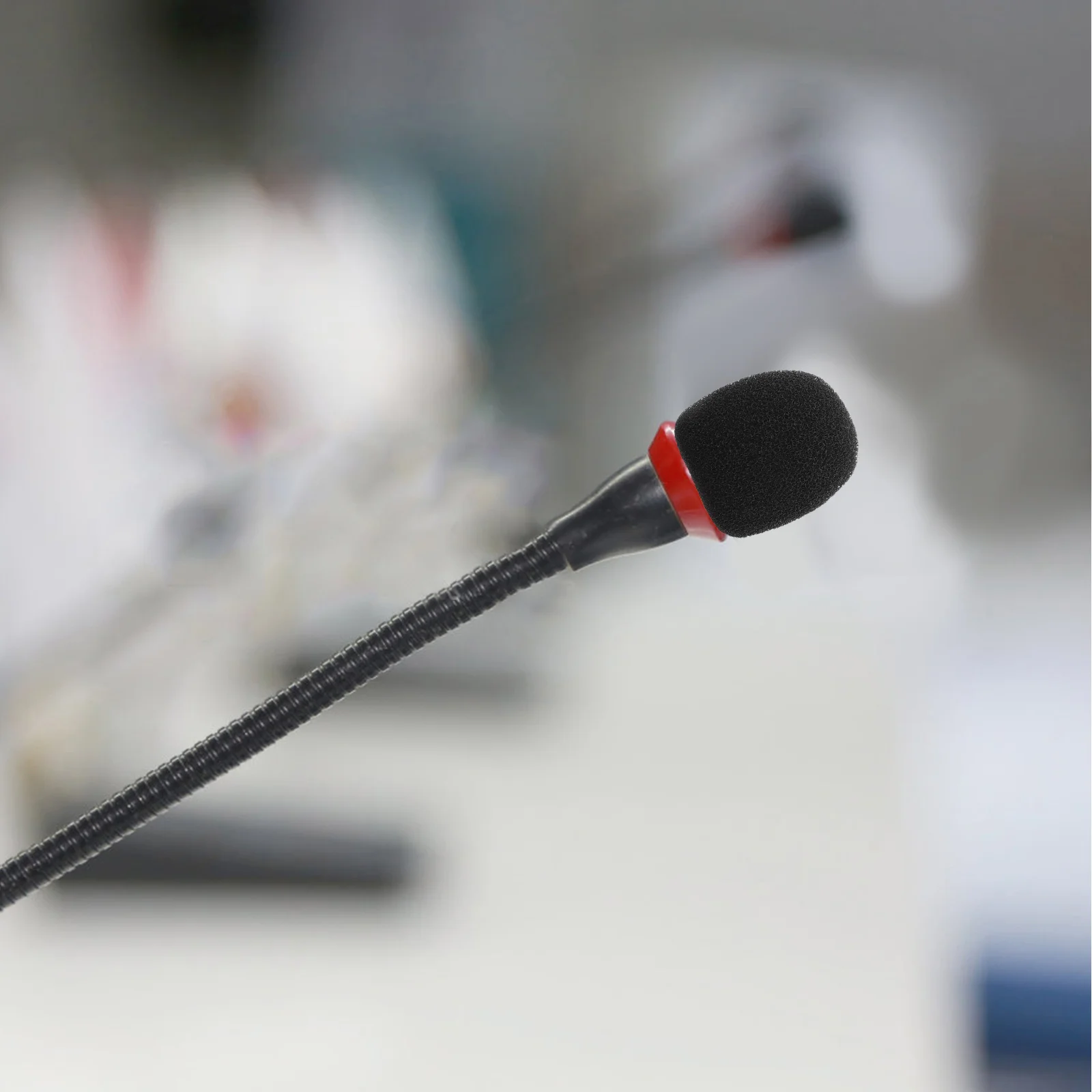 

6Pcs Mini Windscreen Sponge Covers Windproof Protector for Lavalier Lapel Microphone Portable Headset Mic Ideal for Interviews