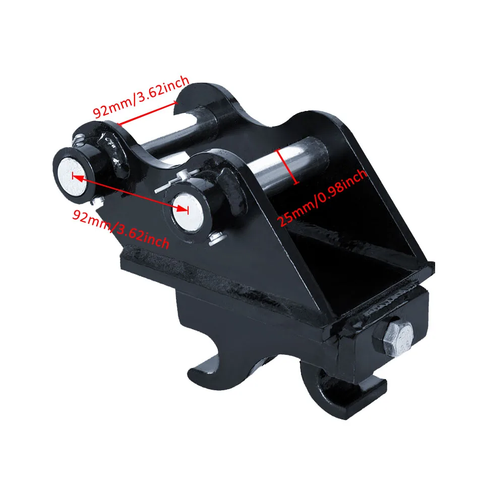 Mini Excavator Quick Connect Quick Release Quick Change For 1 Ton Mini Excavator Quick Hook Coupler Attachments
