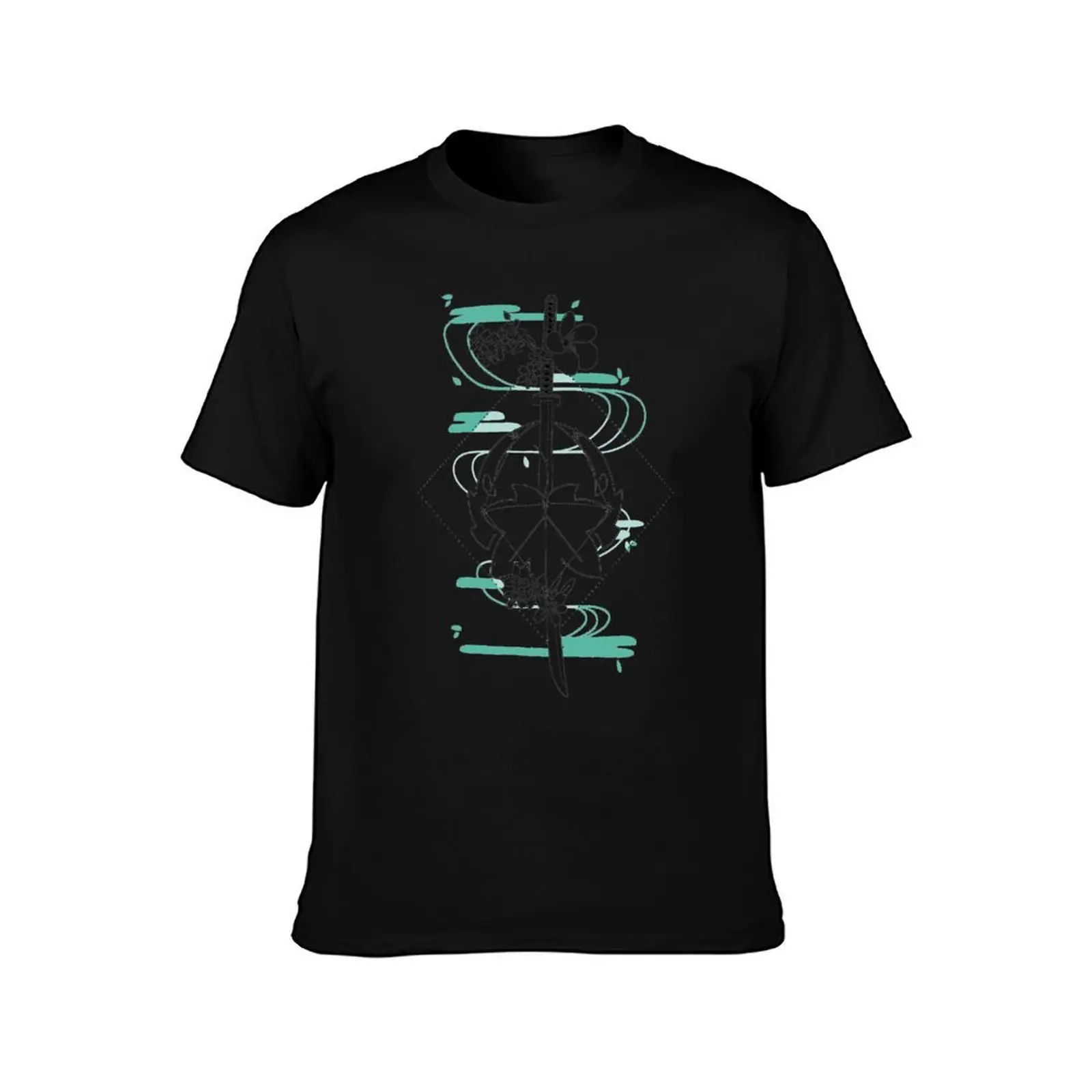 Kaedehara Kazuha Constellation Design T-Shirt Work Wear Breathable Tee