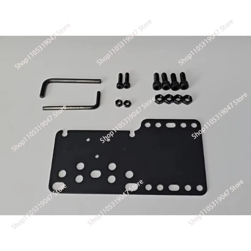 Racing game simulator handbrake gear adapter plate desktop bracket folding rack seat accessories metal conversion plate