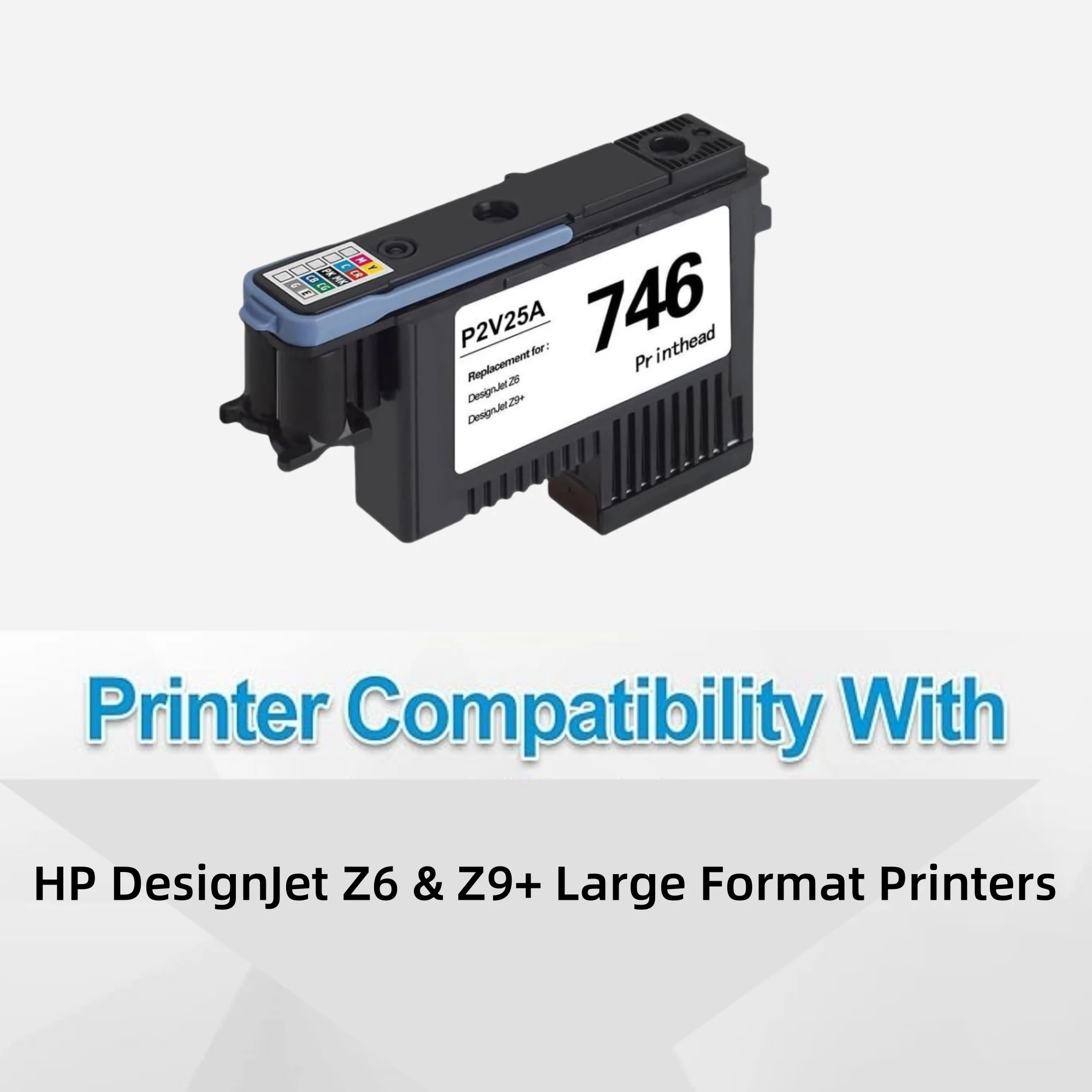 Compatible for HP 746 printhead P2V25A Z6 Z9 plotter printhead HP746  four-color universal print head