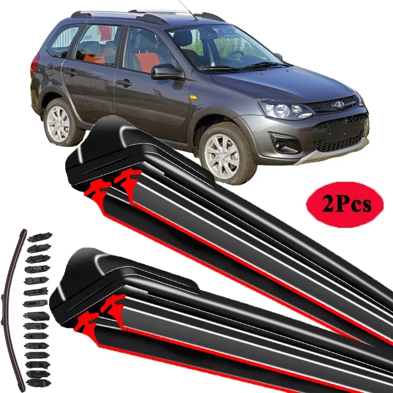 For Lada Kalina 2004-2021 Car Windshield Wiper Blade Front Windscreen Brushes Washer Accessories Cleaning Replacement Parts