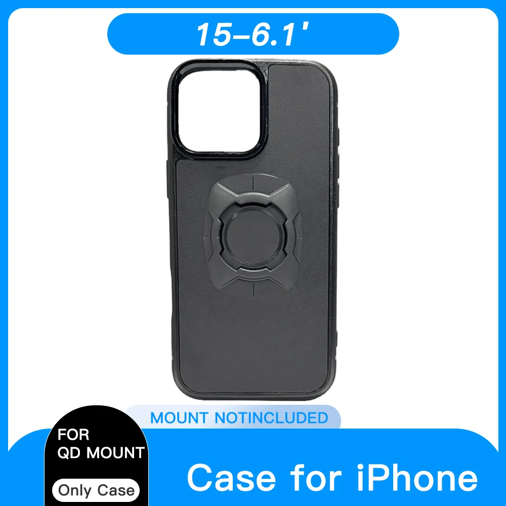 Twsit Lock Phone Case Holder MotorCycle Bicycle iPhone case Quick Lock Fit for Quad System Phone Mount/Holder 14 15 16 Pro Max image 3