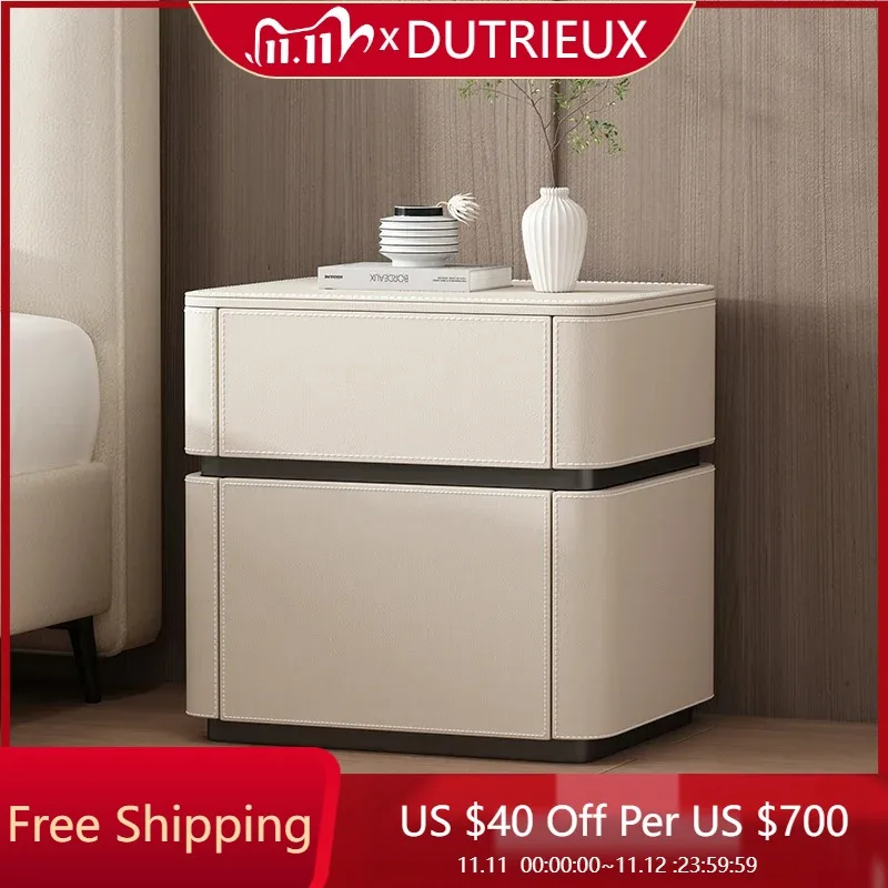 

Interior Modern Bedside Table Italian Style Glam Elegant Vintage Night Table Aesthetic Simple Mesa De Cabeceira Home Furniture