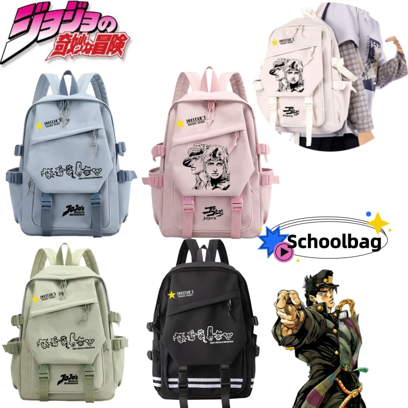 

Невероятные приключения Джоджо Роберт Э.О. Speedwagon Креативный дорогой персонаж мультфильма Студенческий водонепроницаемый рюкзак большой емкости