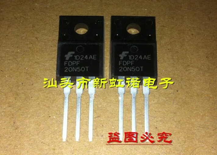 5Pcs/Lot New Original FDPF20N50T Triode Integrated Circuit Good Quality In Stock In Stock