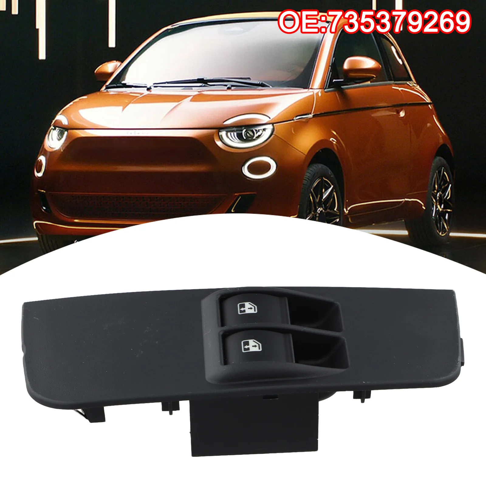 Переключатель подъема оконного стекла для транспортных средств FIAT, конструкция из АБС-пластика, простая замена, улучшенные функции управления и безопасности