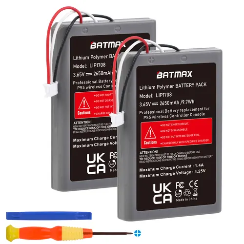Batmax-Batería De 2650Mah Para Ps5, Mando Inalámbrico