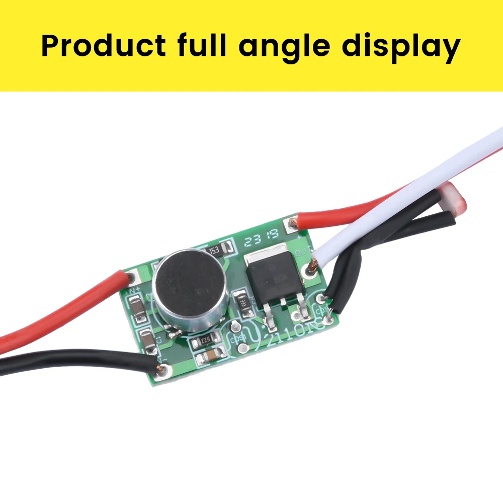 Dc3-30V Low Voltage Sound and Light Switch Module Led Driver Voice Switch Module Suitable for Diy Led Lights Toys Wall Art