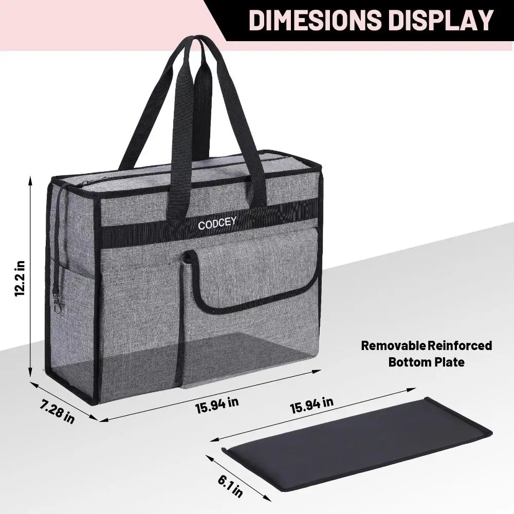 Fashion Large Beach Tote Utility With Wet Pocket Pool Bags Waterproof Gym Carry On Bag for Women Ladies