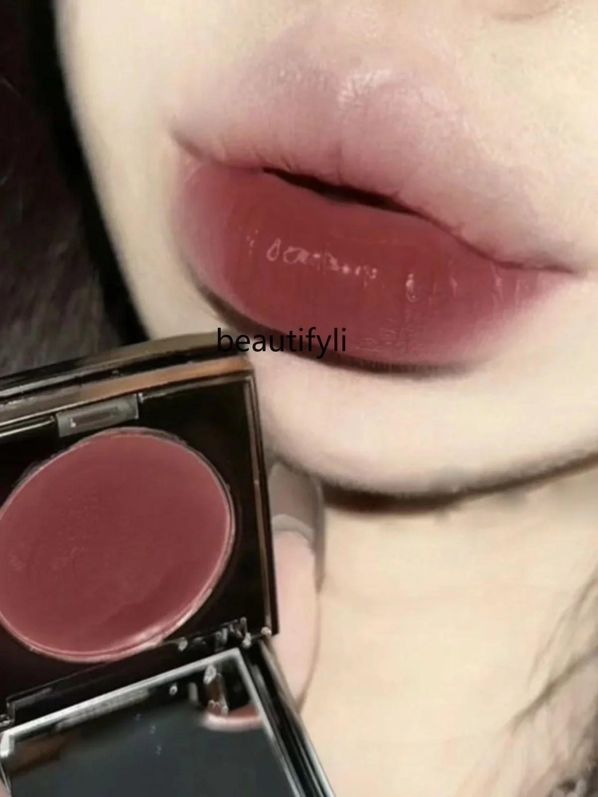 Monochrome Multi-Purpose Balm Blush Lip Mud Matte Velvet Matte Eyeshadow Disc Coffee Clay Lipstick