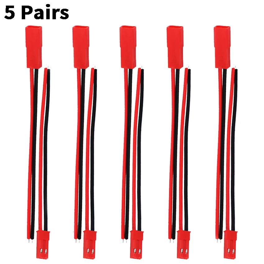 5 أزواج الذكور والإناث موصل JST كابل توصيل لتقوم بها بنفسك 2 دبوس موصلات محطات 10 قطعة 150 مللي متر