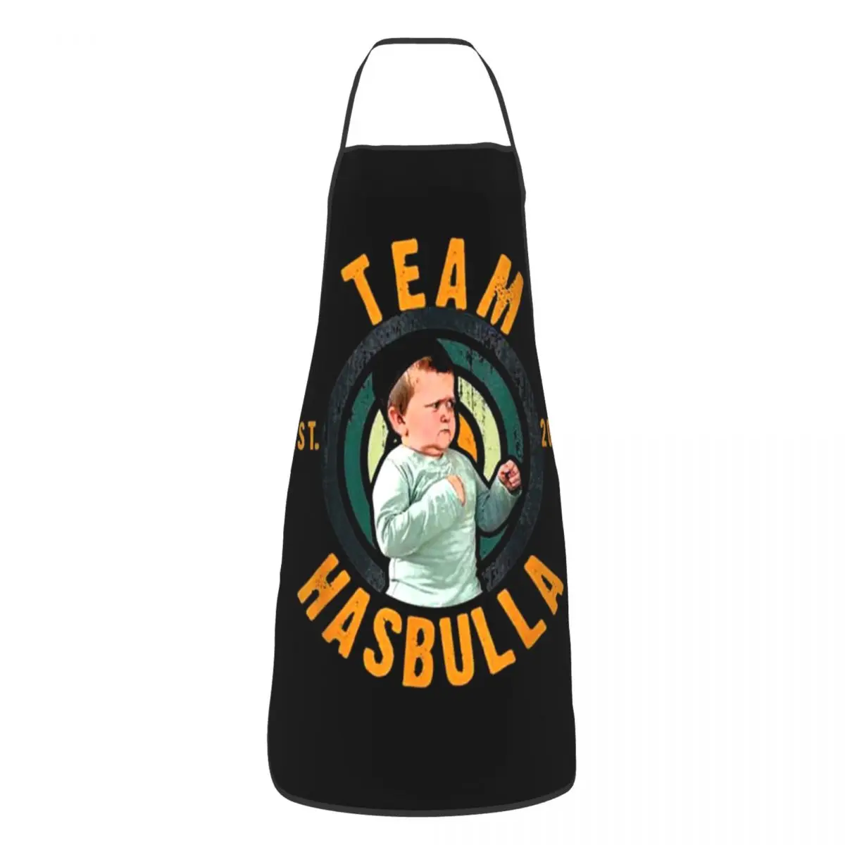 Team Hasbulla Hasbullah Fight Meme Apron Women Men Unisex Bib Kitchen Cooking Tablier Cuisine Chef Gardening