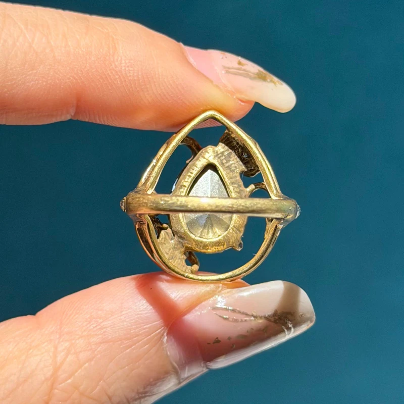 

Gold Color Vintage Red Rings Antique Retro Crystal Jewelry Zircon Charm Decoration Finger Classic 2026 Elegant Party Accessories