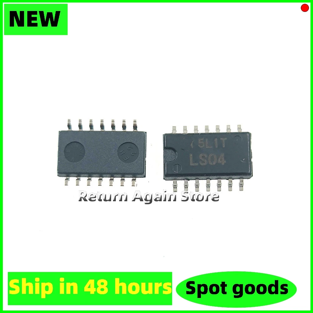 10PCS/LOT LS04 LS86 LS123 SOP5.2MM SOP-14/16 New imported original gate inverter