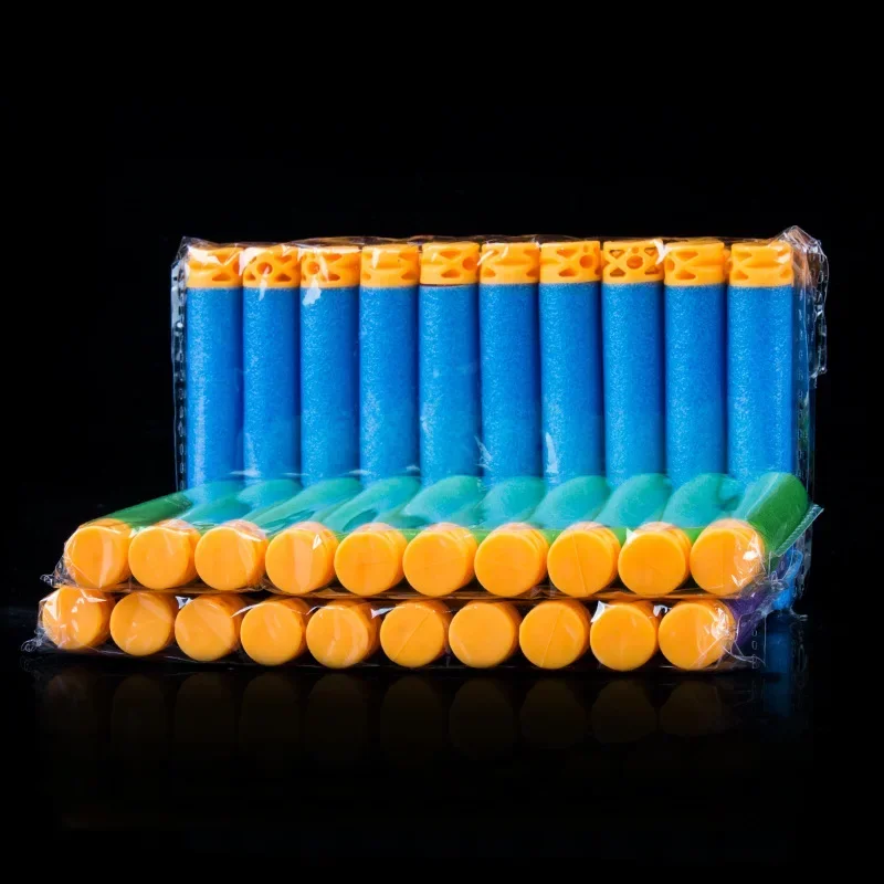 7.2cm Hollow EVA Bullet for Foam Dart Toy Gun Elite Soft Bullet Toy Gun M416 Bullets for Nerf Gun Accessories