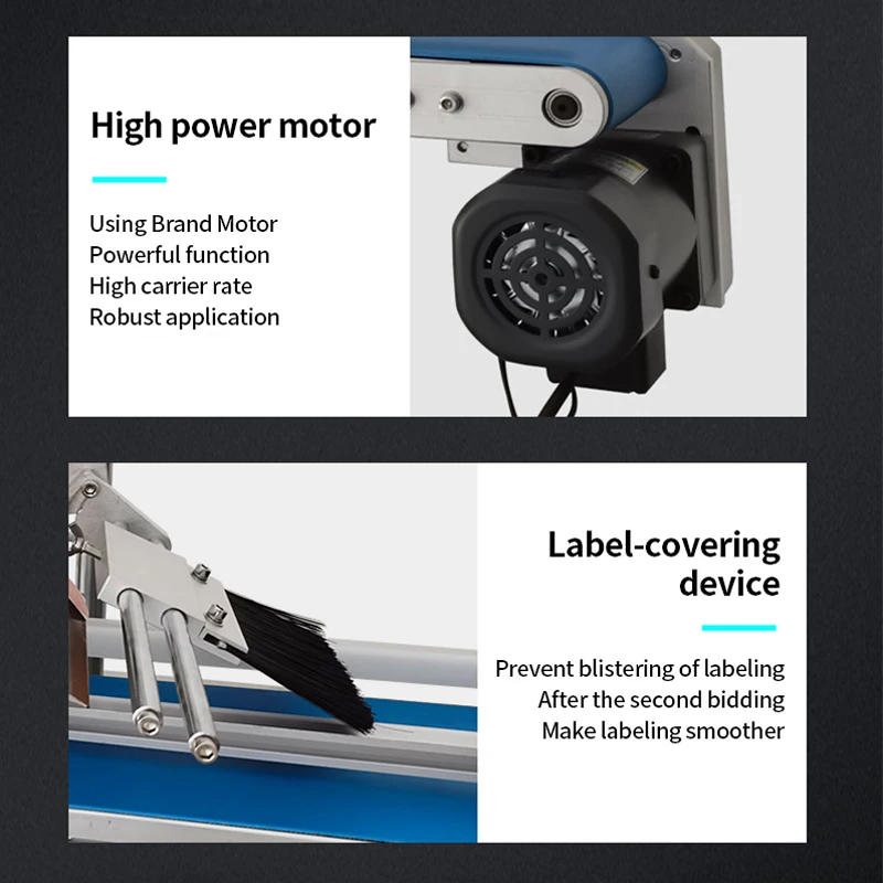 LT-150 Full Automatic Electric Flat Labeling Machine Drugs Bottle Labeling Device Medicine Box Case Bottle Touch Screen Control