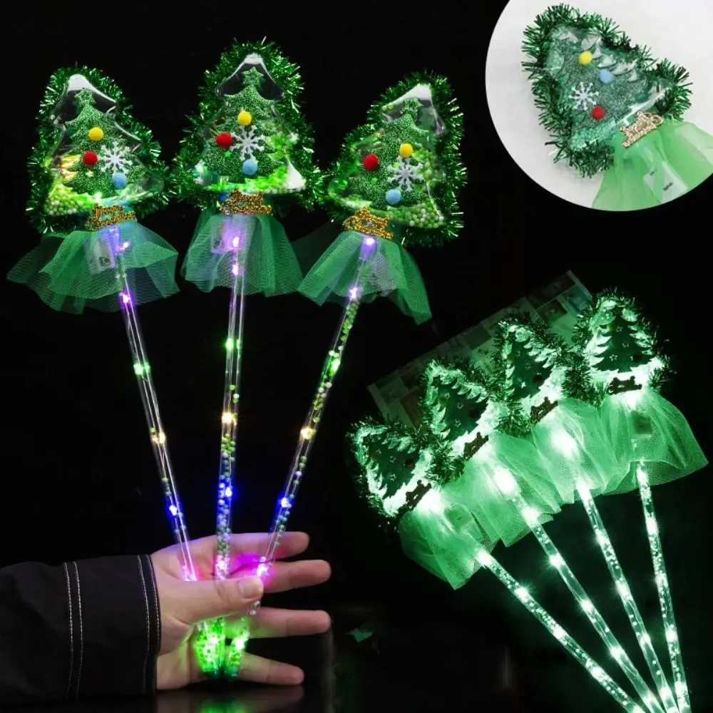 

Christmas Tree Christmas Tree Glow Stick Snowman Luminous Prop Christmas Flash Bar Multicolor LED Snowman Glow Stick Party Gift