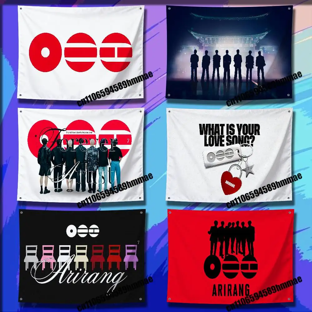 

For A-ARIRANG S-SWIM Flag 50*70cm 60*90cm 80*120cm 100*150cm 150*200cm Camp Wall Banner Tapestry Cover