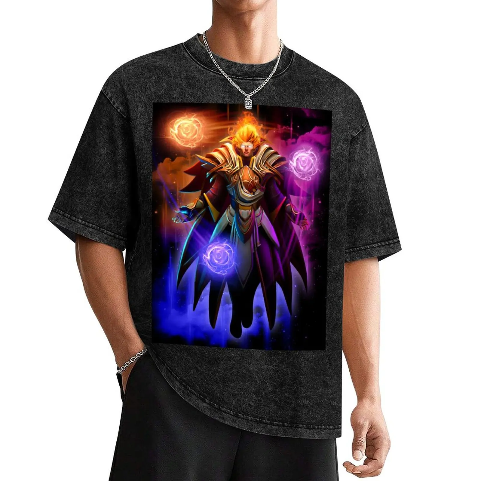 Invoker Dota 2 T-Shirt Luxury man graphic shirts men workout shirt