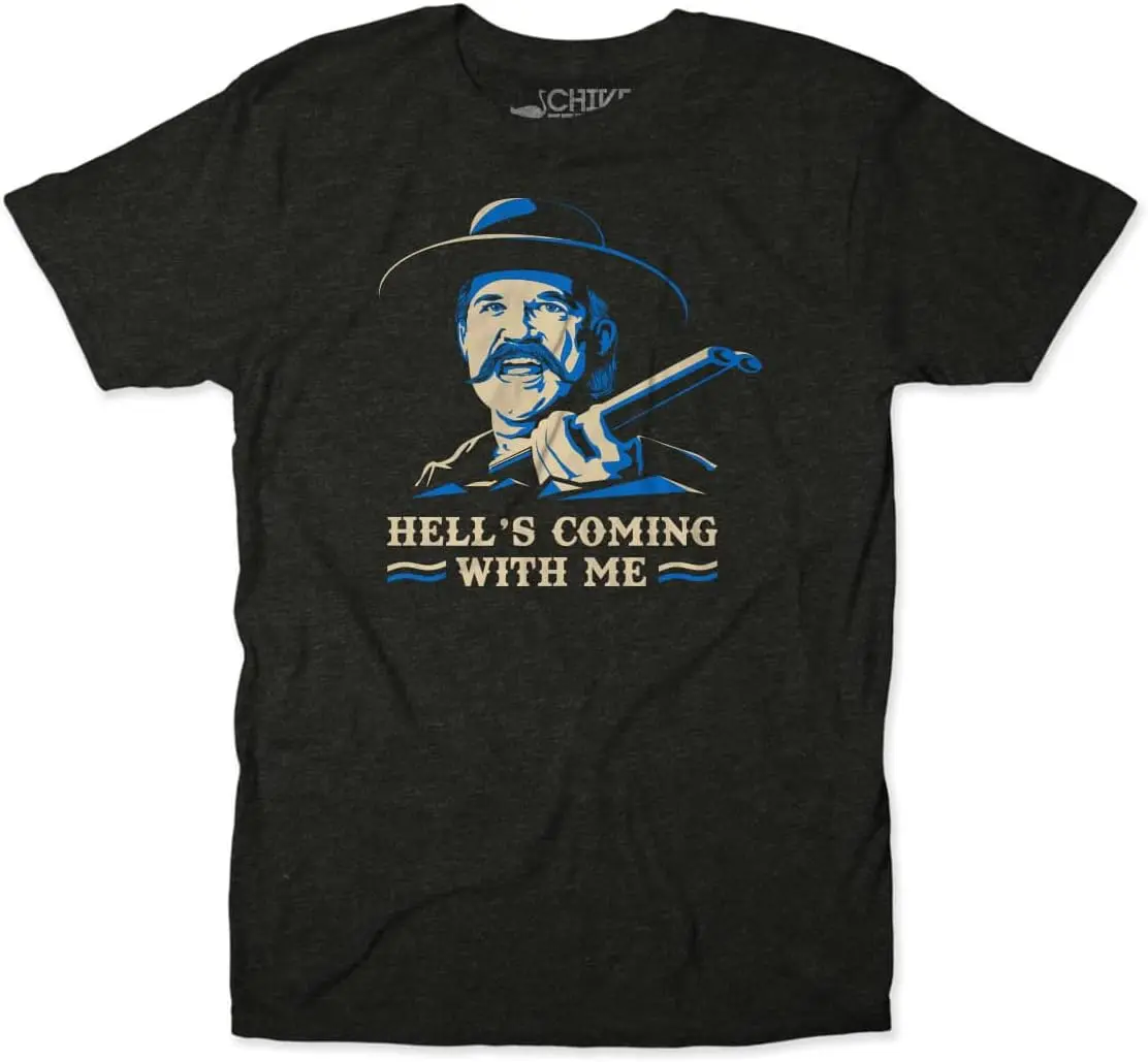 Tombstone Doc Holliday Wyatt EARP 90s Western Movie T-Shirt